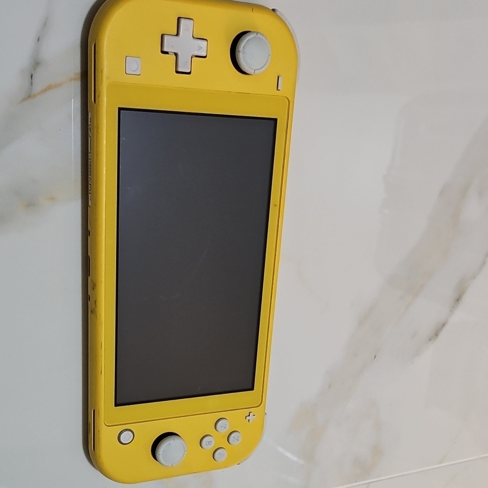 Yellow Handheld Gaming Console